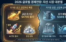 2026년 "금값 4700달러 vs 유가 50달러"