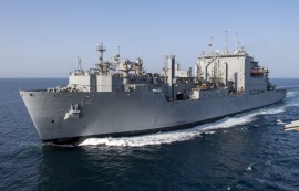 HD현대重, 美 군수지원함 MRO 추가 수주