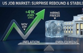 美 고용시장, ‘R의 공포’ 딛고 12월 깜짝 반전