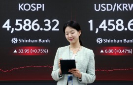 환율, 외인 주식 매도에 1460원 재돌파 '눈앞'