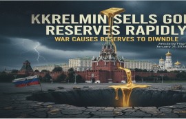 러시아, 전쟁 비용 마련에 '황금 곳간' 바닥