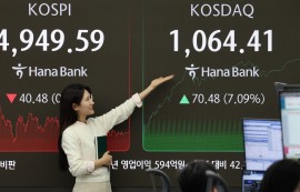 코스닥, 4년 만에 1000선 '돌파'…7%대 급등