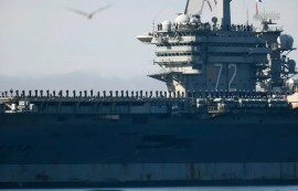 美 항모, 중동 진입...'이란 폭격' 카운트다운?