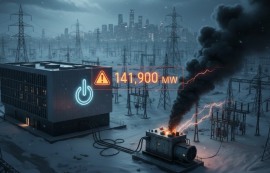 美, 한파에 데이터센터 비상발전기까지 동원