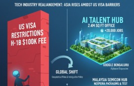 구글·AI 공룡들, 美 비자 장벽에 '인도행' 가속