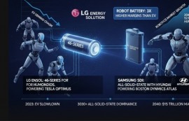 LG엔솔·삼성SDI, '15조 AI 로봇 시장' 조준