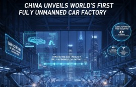 中, 세계 첫 완전 무인 자동차 공장 건설 추진