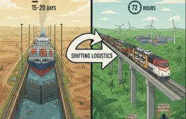 '가뭄' 파나마 운하 정체에 '멕시코 육로' 부상