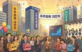 4대 금융, 총 주주환원율 1년 만에 8.7%P↑
