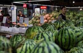 中, 소비자물가 상승세...디플레 탈출은 ‘아직’