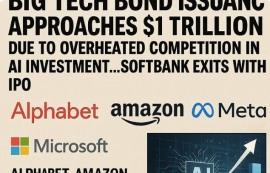 빅테크, AI 투자 급증에 채권 1조 달러 발행