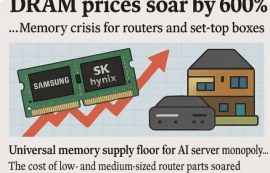 삼성·SK하이닉스 레거시 D램값 600% 폭등