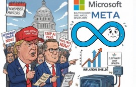 트럼프, 메타에 "발전소 건설비 직접 내라"