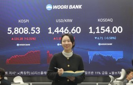 코스피, 조·방·원 주도로↑5800선 첫 돌파