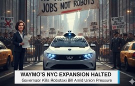 뉴욕시, 로보택시 허용안 철회...웨이모 타격