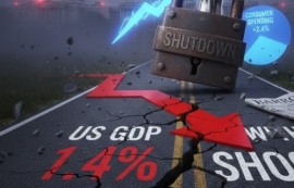 美, '셧다운 쇼크'에 4분기 성장률 1.4%로↓