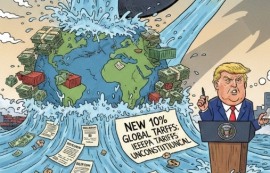 트럼프, 대법원 판결에 새 관세 카드로 맞불