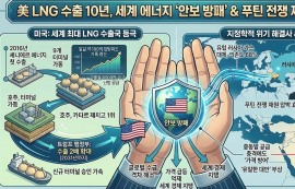 美 LNG, 10년만에 세계 에너지 구원투수