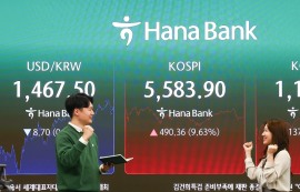 환율, 美·이란 접촉설에 8.1원↓1468.1원