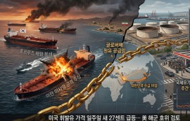 호르무즈 봉쇄 일주일, 국제유가 20% 폭등