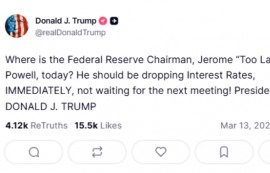 트럼프 “연준 금리 인하해야”...시장은 "글쎄"