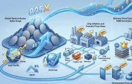 글로벌 AI 반도체, 월 매출 123조 원 첫 돌파