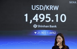 환율, 美 이란 공격 유예에↓1495.2원 마감