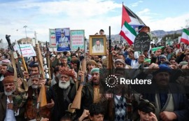 후티 반군, 이스라엘 향해 첫 미사일 발사