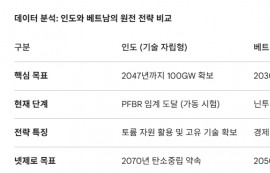 인도·베트남, 에너지 위기 속 '원전 경쟁'