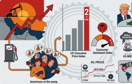 기름값 20% 폭등에 얼어붙은 美 소비심리