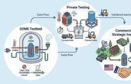 美, 세계 첫 SMR 테스트베드 'DOME' 가동