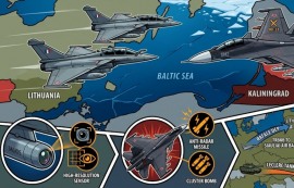 프랑스·러시아, 발트해 상공서 '일촉즉발'