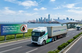 中, 중장비 100% 전기화로 석유 소비 감축