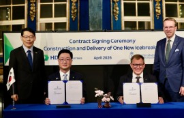HD현대중공업, 스웨덴서 첫 쇄빙전용선 수주