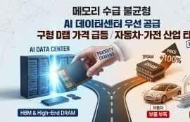"AI發 D램 대란으로 車·가전 가격 오를 것"