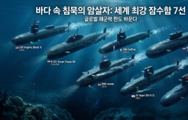 바다 속 침묵의 암살자, 세계 최강 잠수함 7선
