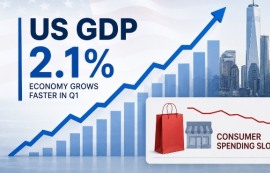 美, 경제성장률 2.1%로 상향...소비는 멈춰