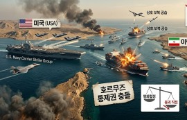 美·이란, '호르무즈 통제권' 충돌로 교전 지속