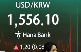 환율, 외국인 매수세에 2일째 1550원대 마감