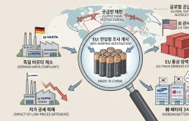 EU, 중국산 원통형 1차전지 반덤핑 조사 개시
