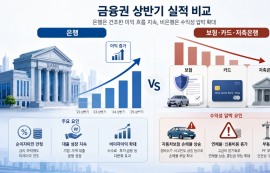은행권 실적 '역대급'...2금융권은 '먹구름'