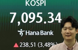 코스피, 7200선 돌파...상위 10곳 ‘불기둥’