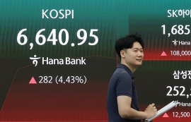 코스피, 반도체 훈풍에 3.76%↑6600 턱밑