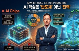 피터 틸 헤지펀드, 반도체 아닌 '전력'에 베팅