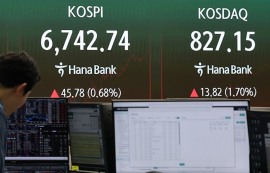 코스피 0.68% 반등...삼전·SK하닉 낙폭 만회