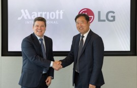 LG, 메리어트와 차세대 스마트 호텔 구축
