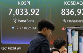 코스피, 7000선 지켰다...삼전·닉스 '약보합'