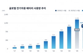 1~8월 전기차 배터리 19.7% 성장…K배터리 점유율 12%대로 하락