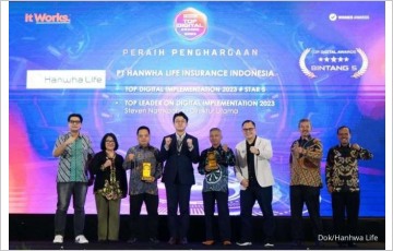 [모닝픽] 한화생명 인도네시아, TOP 디지털 어워드 2023 두 부문 석권