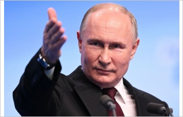 러 선관위, 푸틴 5선 공식 승인…득표율 87.28%